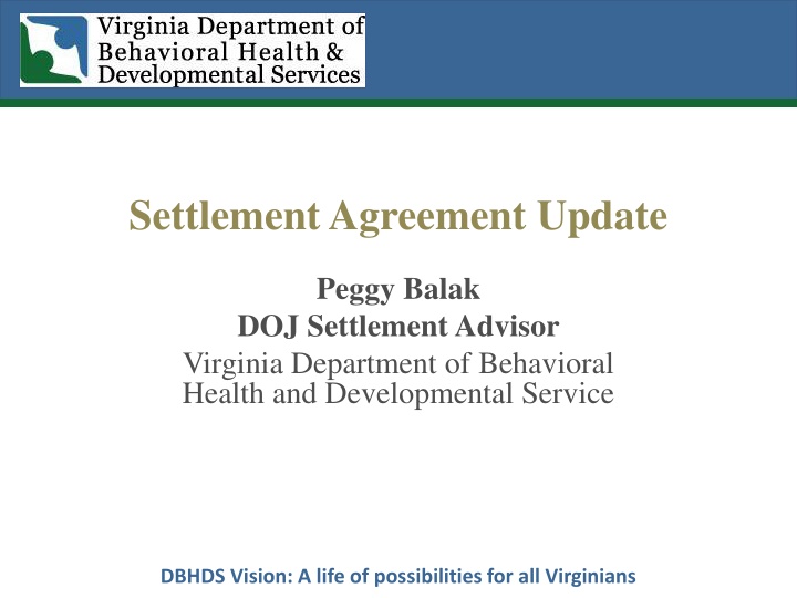 settlement agreement update n.w