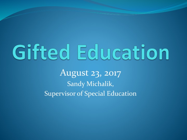 august 23 2017 sandy michalik supervisor n.w