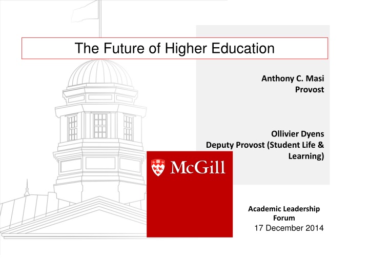 the future of higher education n.w