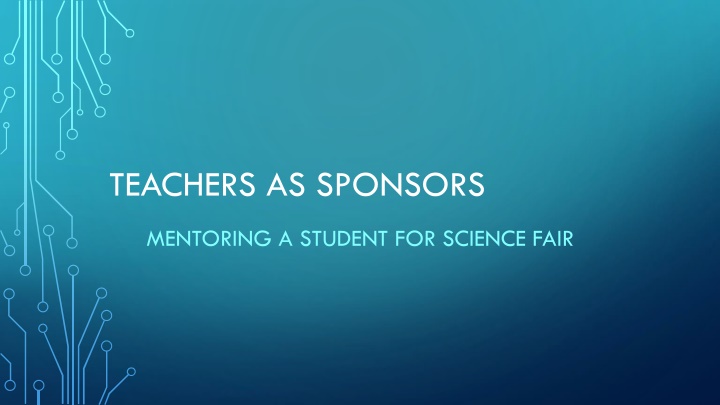 teachers as sponsors n.w