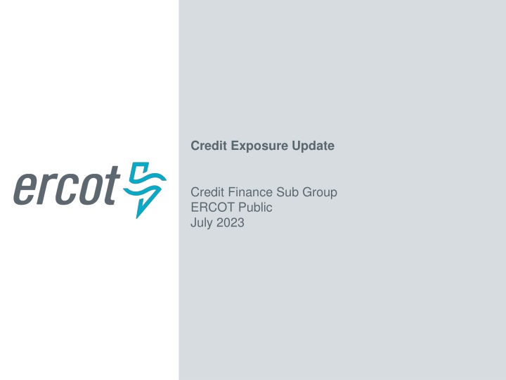 credit exposure update n.w