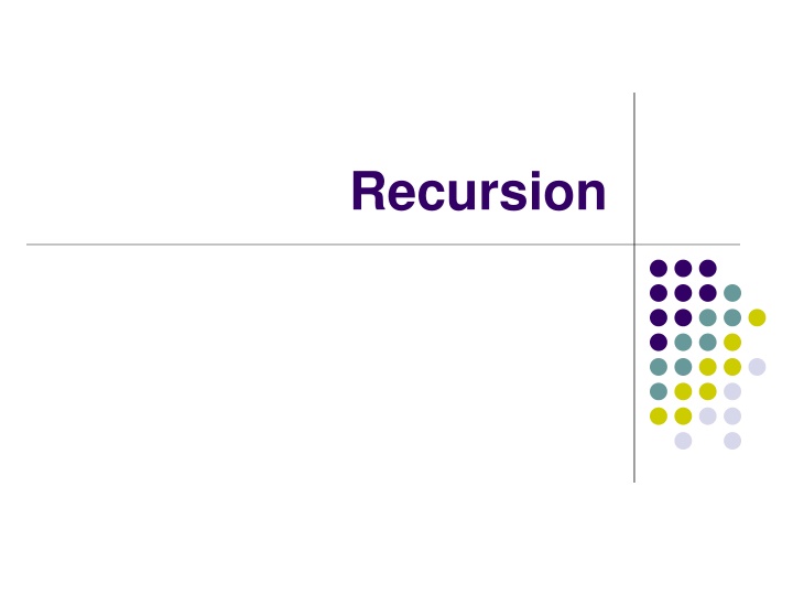 recursion n.w