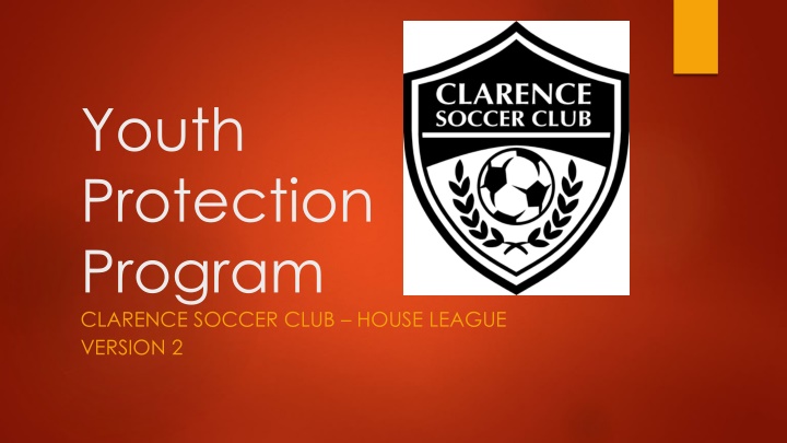 youth protection program clarence soccer club n.w