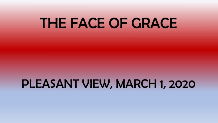 the face of grace n.w