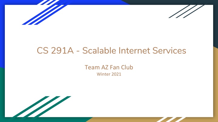 cs 291a scalable internet services n.w
