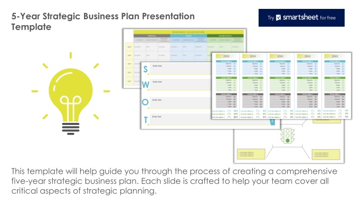 5 year strategic business plan presentation n.w