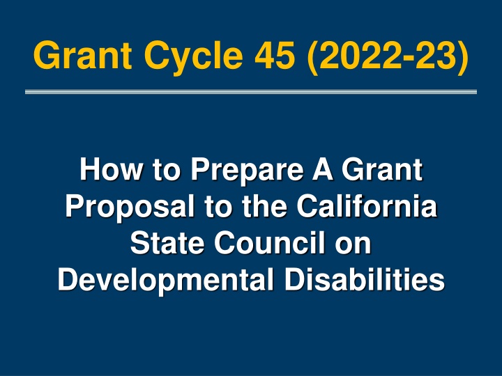grant cycle 45 2022 23 n.w