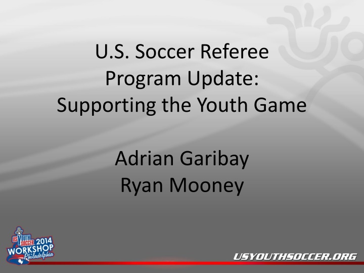 u s soccer referee program update supporting n.w