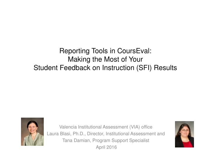 reporting tools in courseval making the most n.w