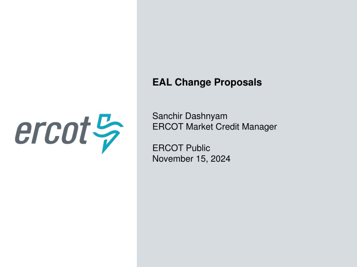 eal change proposals n.w