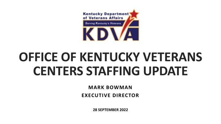 office of kentucky veterans centers staffing n.w
