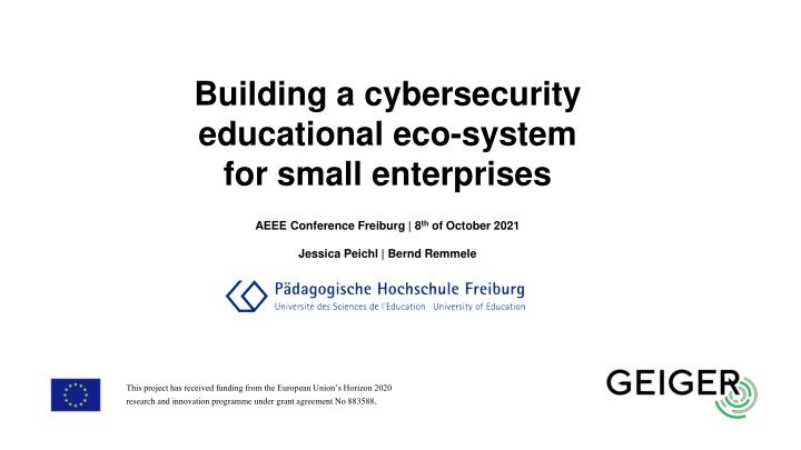 building a cybersecurity educational eco system n.w