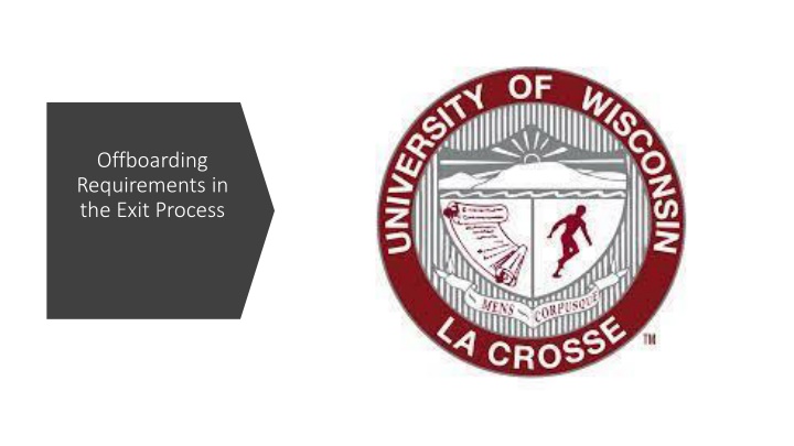 offboarding requirements in the exit process n.w