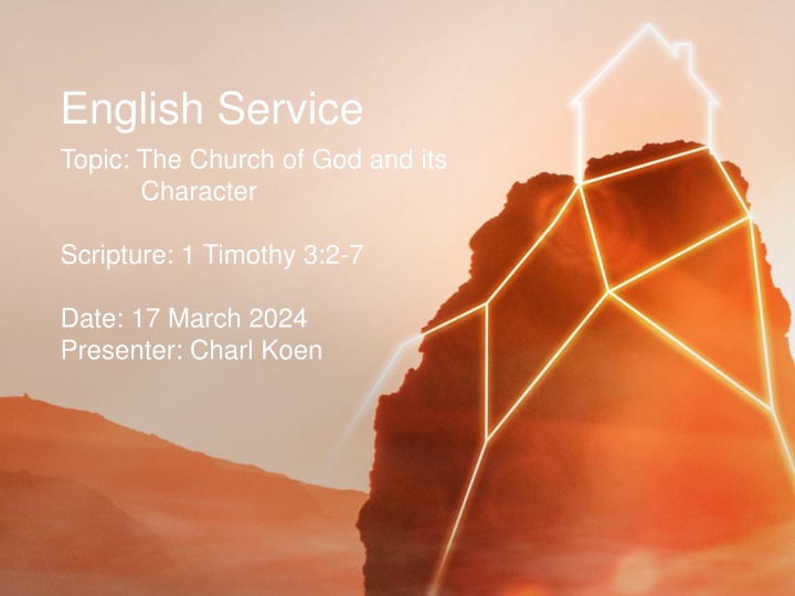 english service topic the church n.w