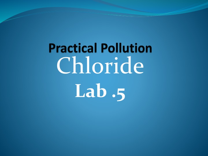 chloride lab 5 n.w