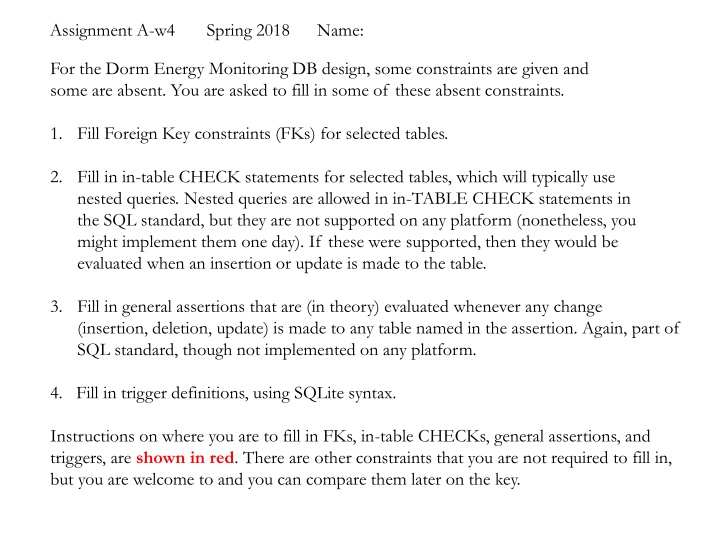 assignment a w4 spring 2018 name n.w