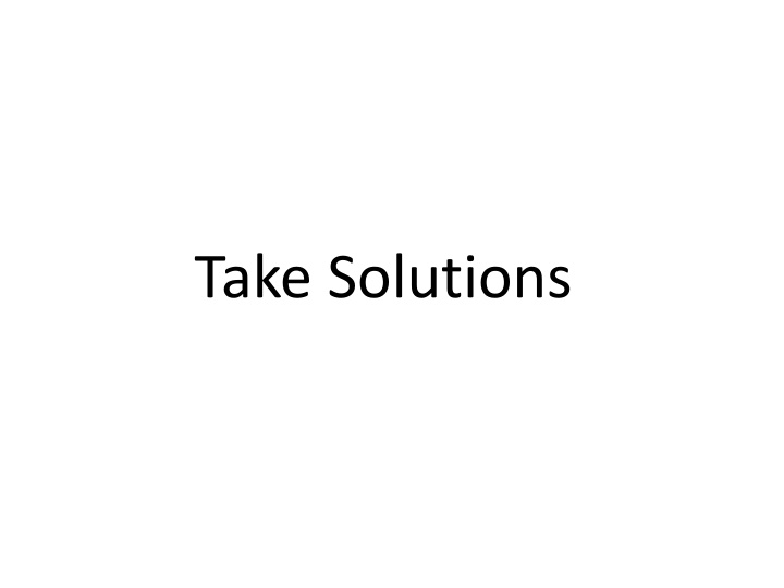 take solutions n.w