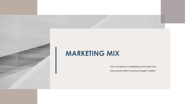 marketing mix n.w