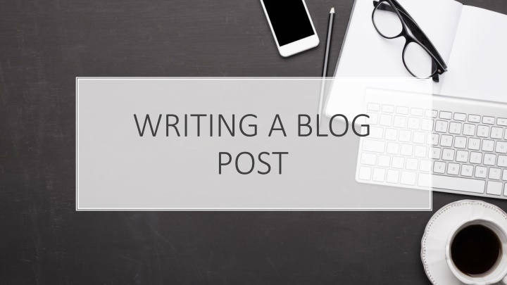 writing a blog post n.w