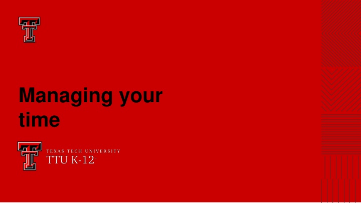 managing your time n.w