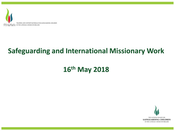 safeguarding and international missionary work n.w