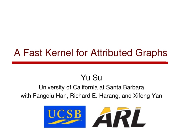 a fast kernel for attributed graphs n.w