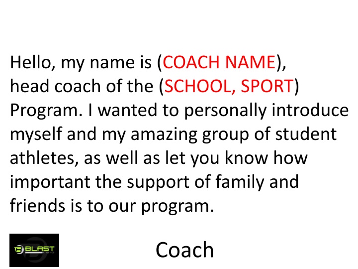 hello my name is coach name head coach n.w