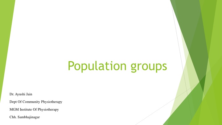 population groups n.w