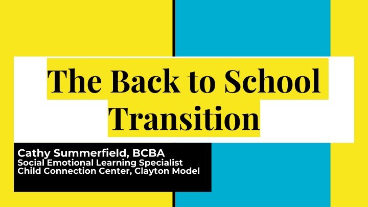 the back to school transition n.w