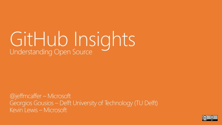 github insights understanding open source n.w