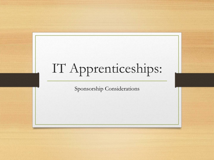 it apprenticeships n.w