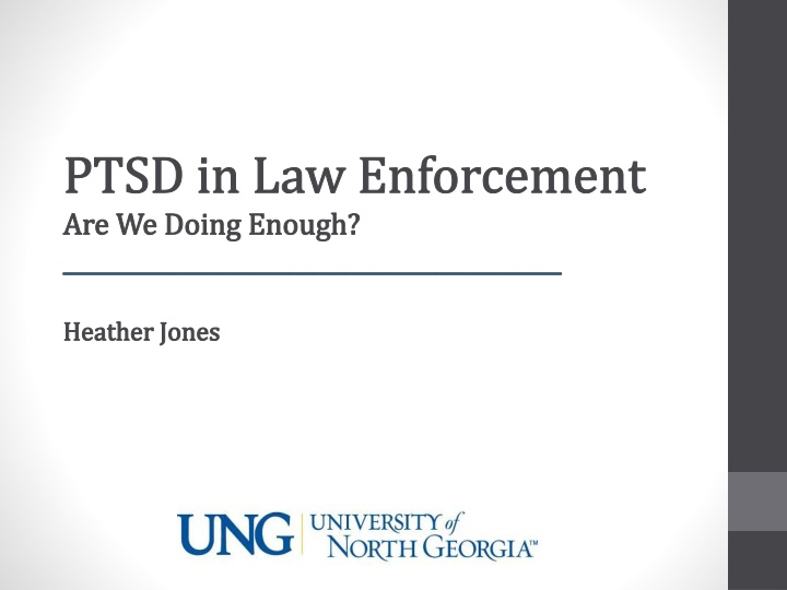 ptsd in law enforcement are we doing enough n.w