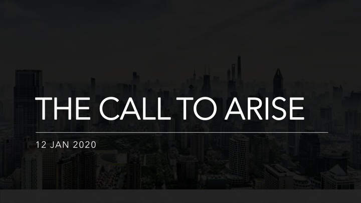 the call to arise the call to arise n.w