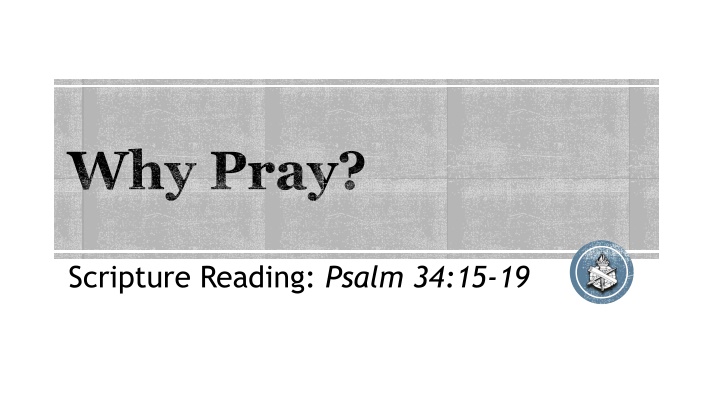 why pray n.w