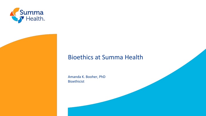 bioethics at summa health n.w