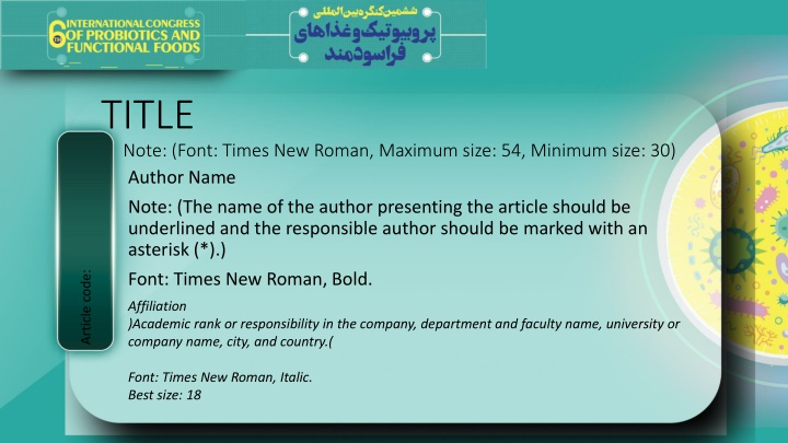 title note font times new roman maximum size n.w