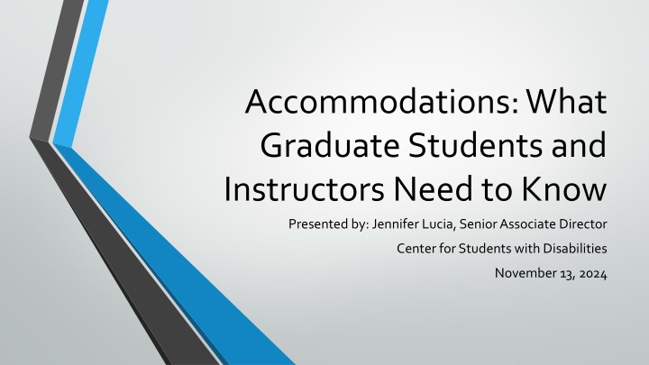 accommodations what graduate students n.w