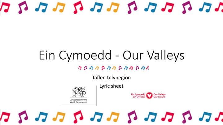 ein cymoedd our valleys n.w