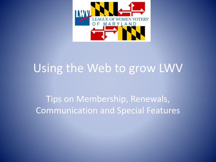 using the web to grow lwv n.w
