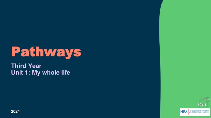 pathways pathways third year unit 1 my whole life n.w