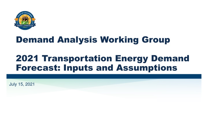 demand analysis working group n.w