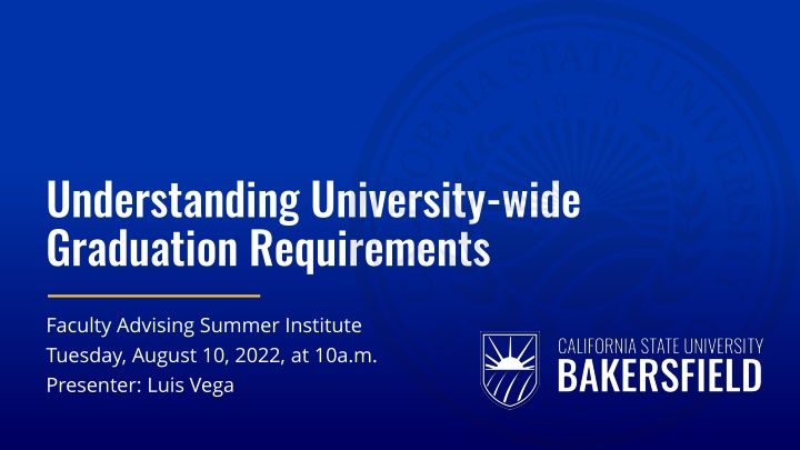 understanding university wide graduation n.w