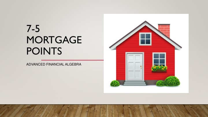 7 5 mortgage points n.w