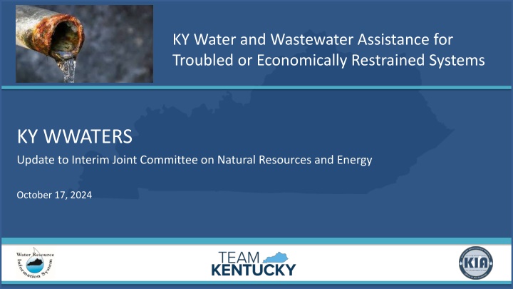 ky water and wastewater assistance for troubled n.w