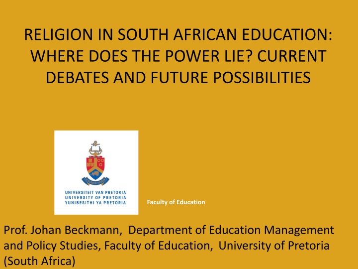 religion in south african education where does n.w
