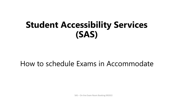 student accessibility services sas n.w