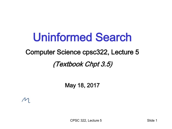uninformed search uninformed search computer n.w