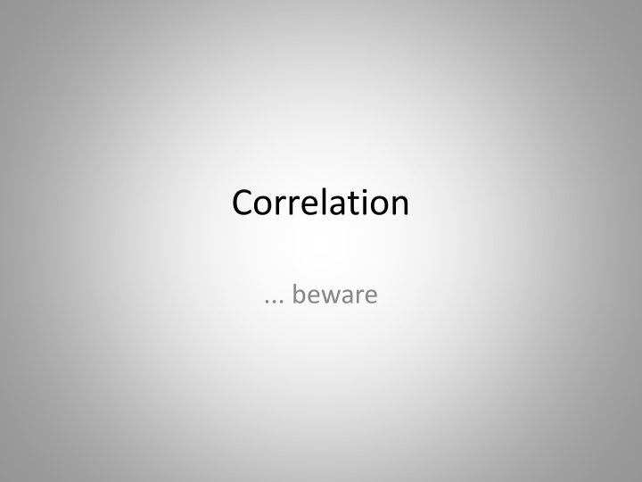 correlation n.w