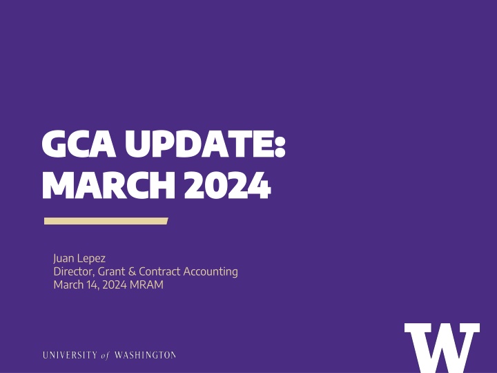 gca update gca update march 2024 march 2024 n.w