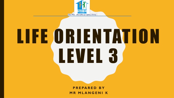 life orientation level 3 n.w